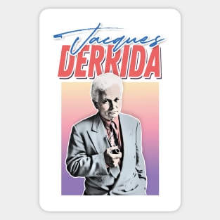 Jacques Derrida / Philosophy Fan Gift Design Sticker